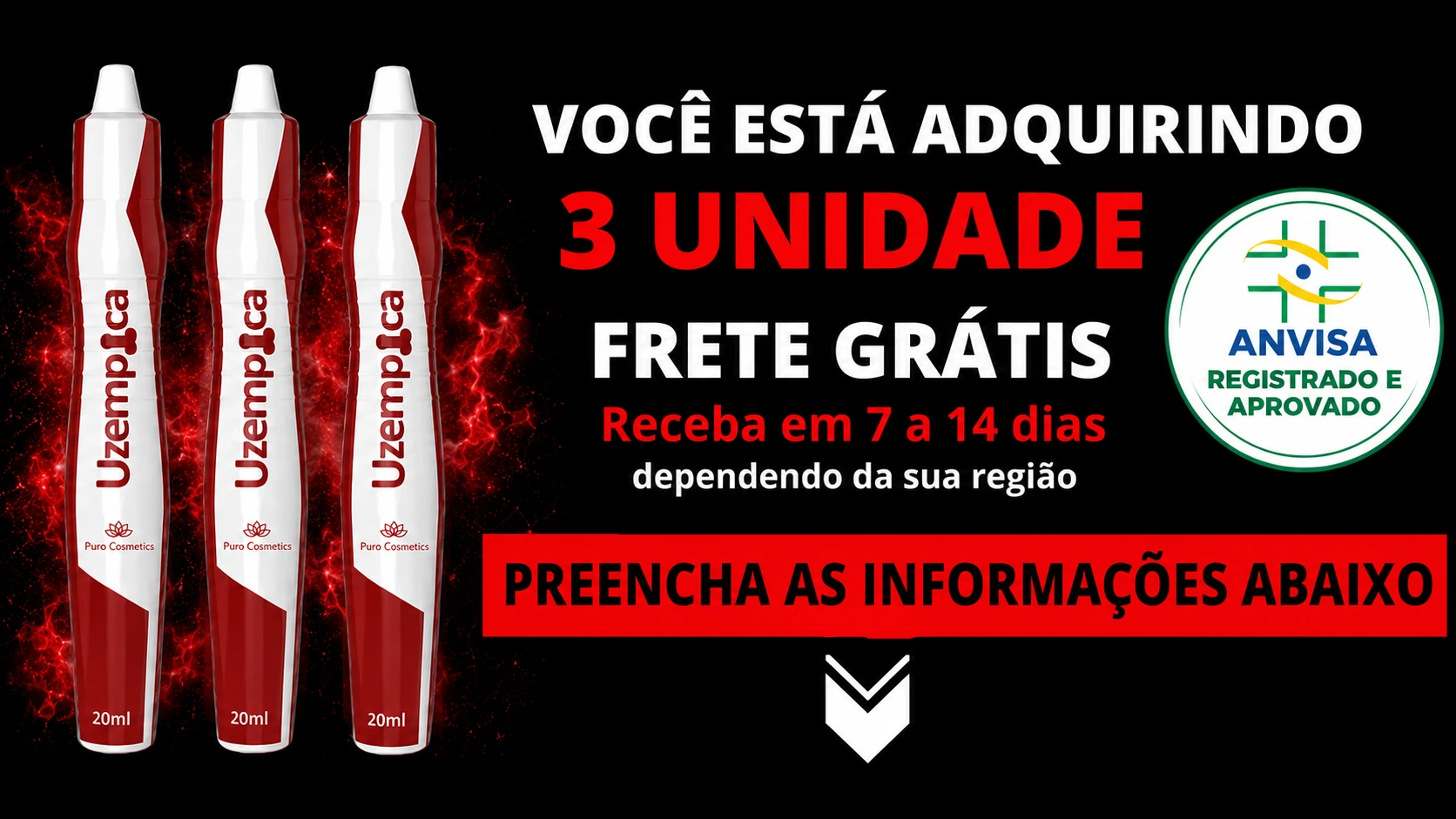 Você está adquirindo 1 Unidade com frete grátis.